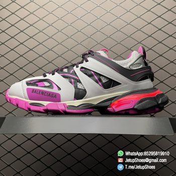 RepSneakers Balenciaga Track Sneaker Light Grey Black Purple Red SKU 542436 W3NB2 5032 Rechargeable LED Display Top Quality 01