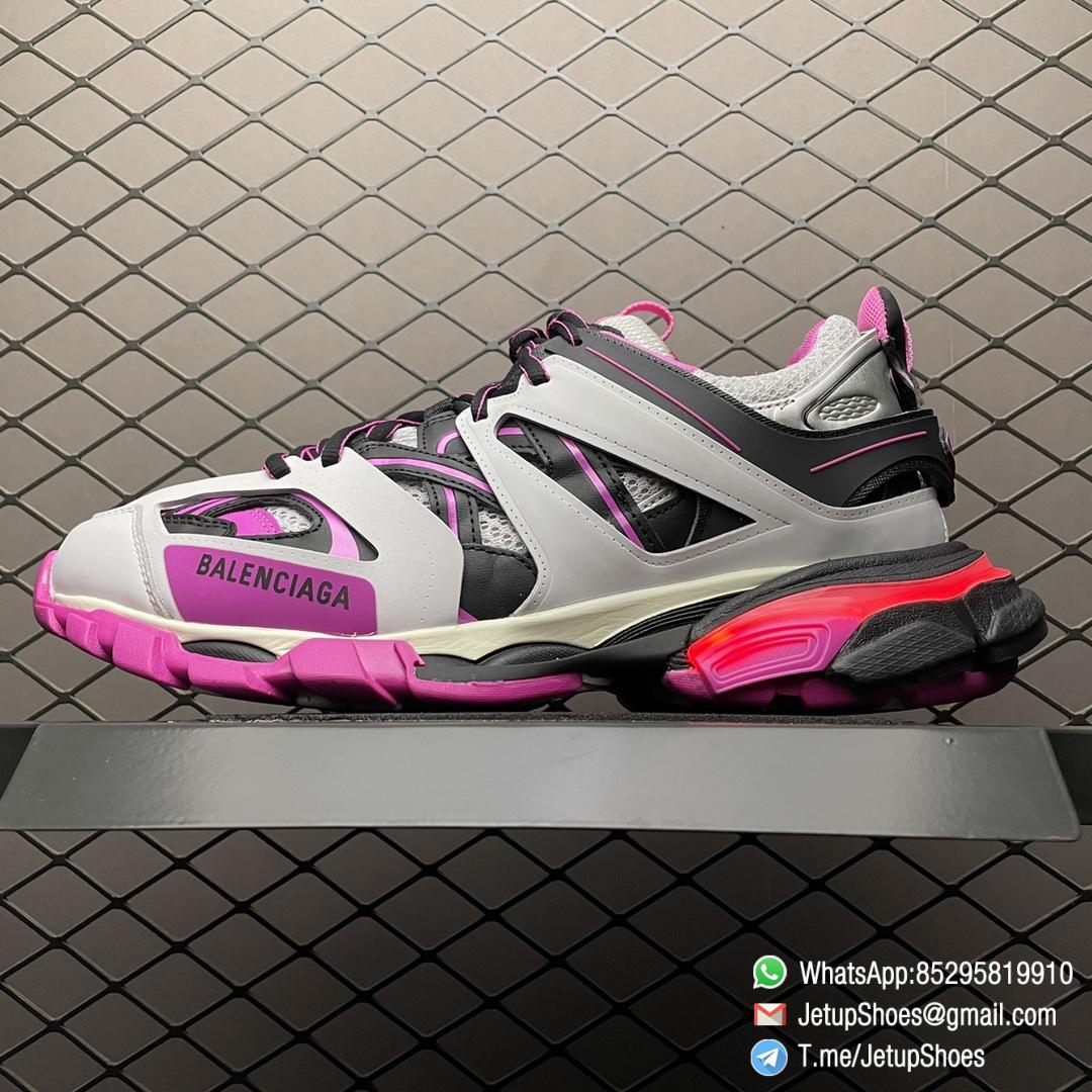 RepSneakers Balenciaga Track Sneaker Light Grey Black Purple Red SKU 542436 W3NB2 5032 Rechargeable LED Display Top Quality 01 RepSneakers Balenciaga Track Sneaker Light Grey Black Purple Red SKU 542436 W3NB2 5032 Rechargeable LED Display Top Quality 01