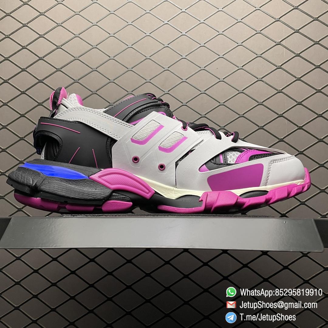 RepSneakers Balenciaga Track Sneaker Light Grey Black Purple Red SKU 542436 W3NB2 5032 Rechargeable LED Display Top Quality 02 RepSneakers Balenciaga Track Sneaker Light Grey Black Purple Red SKU 542436 W3NB2 5032 Rechargeable LED Display Top Quality 02