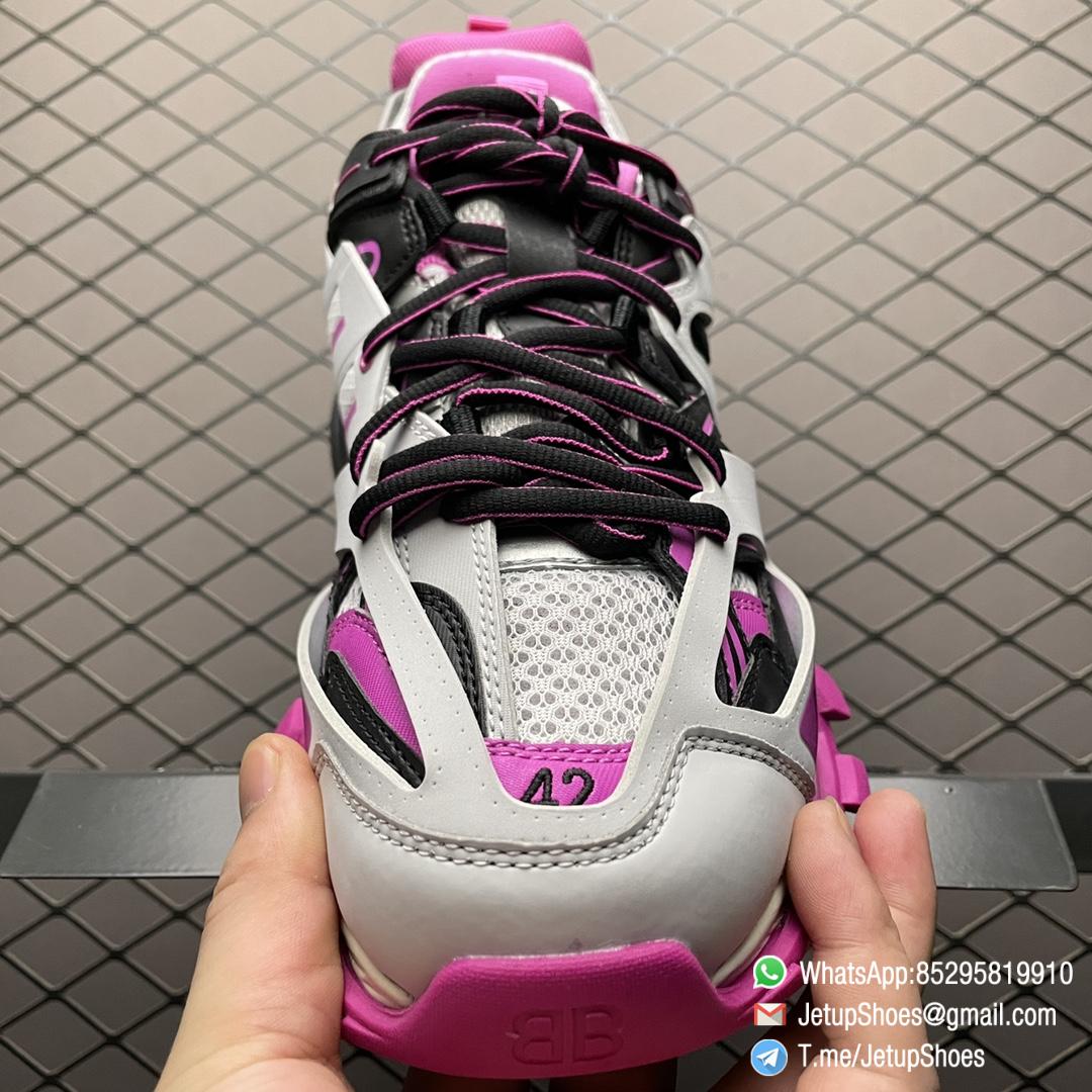 RepSneakers Balenciaga Track Sneaker Light Grey Black Purple Red SKU 542436 W3NB2 5032 Rechargeable LED Display Top Quality 05 RepSneakers Balenciaga Track Sneaker Light Grey Black Purple Red SKU 542436 W3NB2 5032 Rechargeable LED Display Top Quality 05