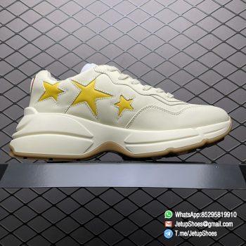 RepSneakers Gucci Womens Rhyton Sneaker with Stars Top Quality Replica Luxury Shoes 02