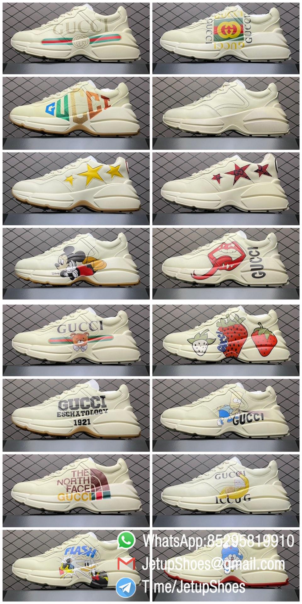 RepSneakers Gucci Womens Rhyton Sneaker with Stars Top Quality Replica Luxury Shoes 09 RepSneakers Gucci Womens Rhyton Sneaker with Stars Top Quality Replica Luxury Shoes 09