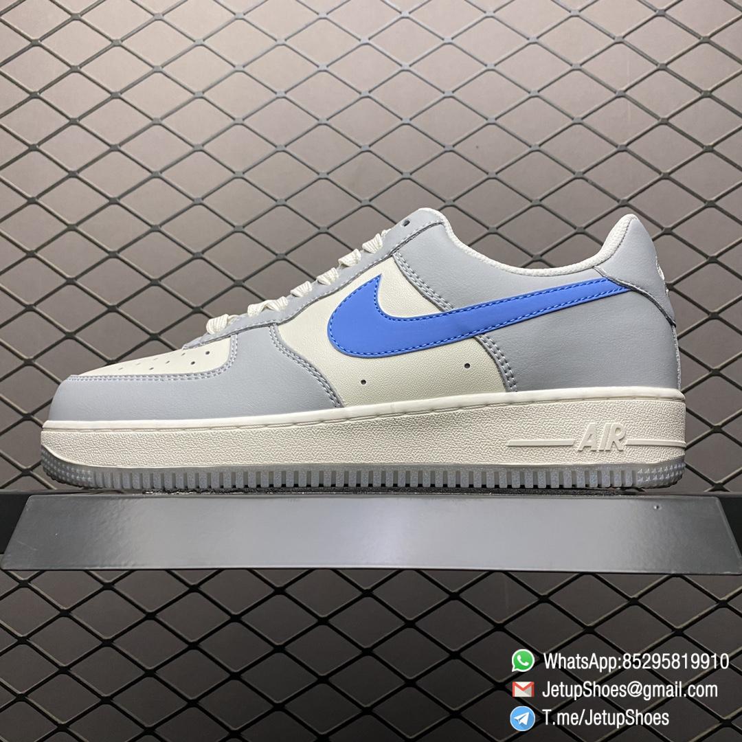 RepSneakers Nike Air Force 1 Low Beige Grey Blue SKU DH2296 668 Best Fake Snkrs Store 01