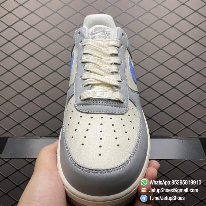 RepSneakers Nike Air Force 1 Low Beige Grey Blue SKU DH2296 668 Best Fake Snkrs Store 05
