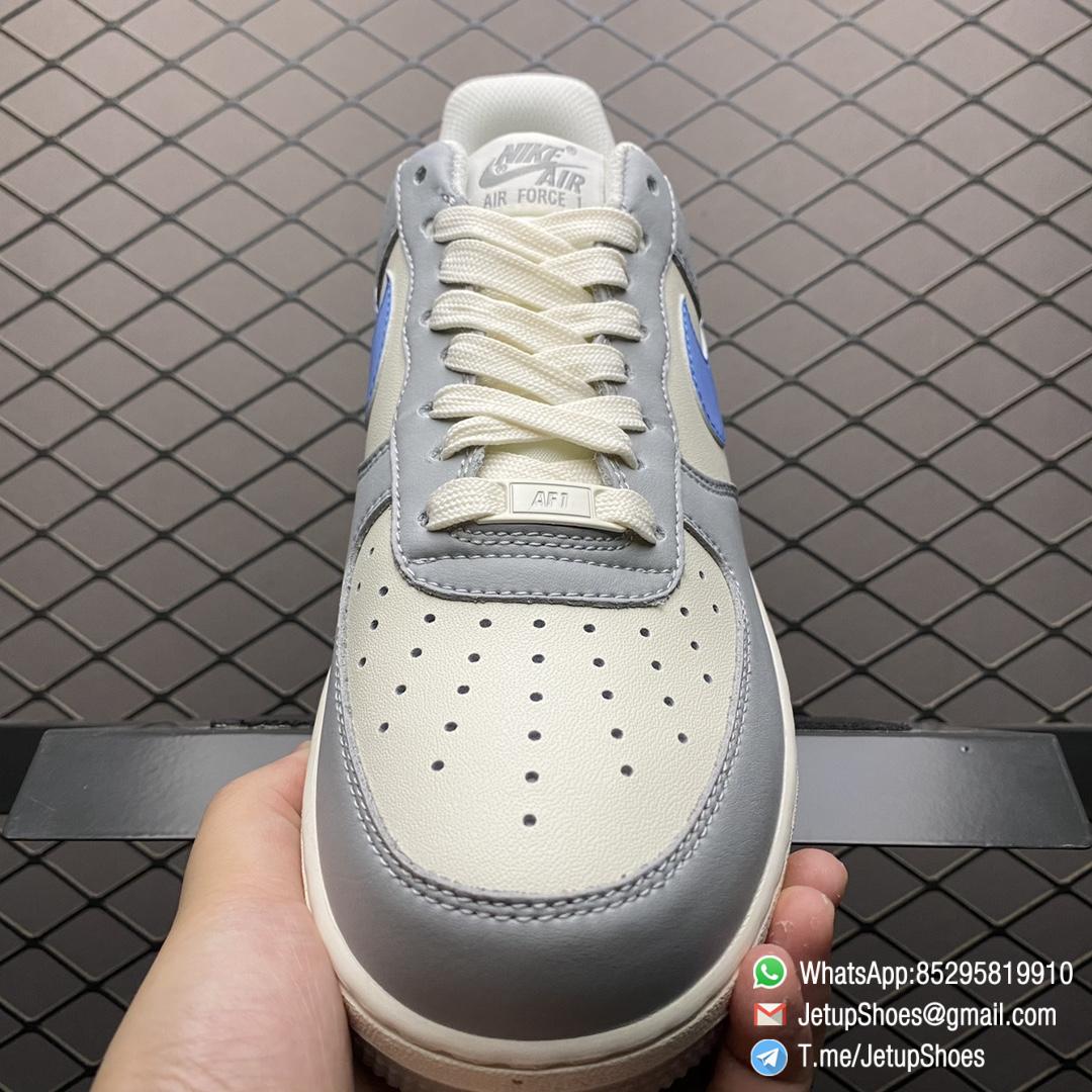 RepSneakers Nike Air Force 1 Low Beige Grey Blue SKU DH2296 668 Best Fake Snkrs Store 05