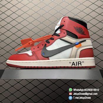 RepSneakers Off White x Air Jordan 1 Retro High OG Chicago Basketball Sneakers Top Quality Rep Snkrs 01