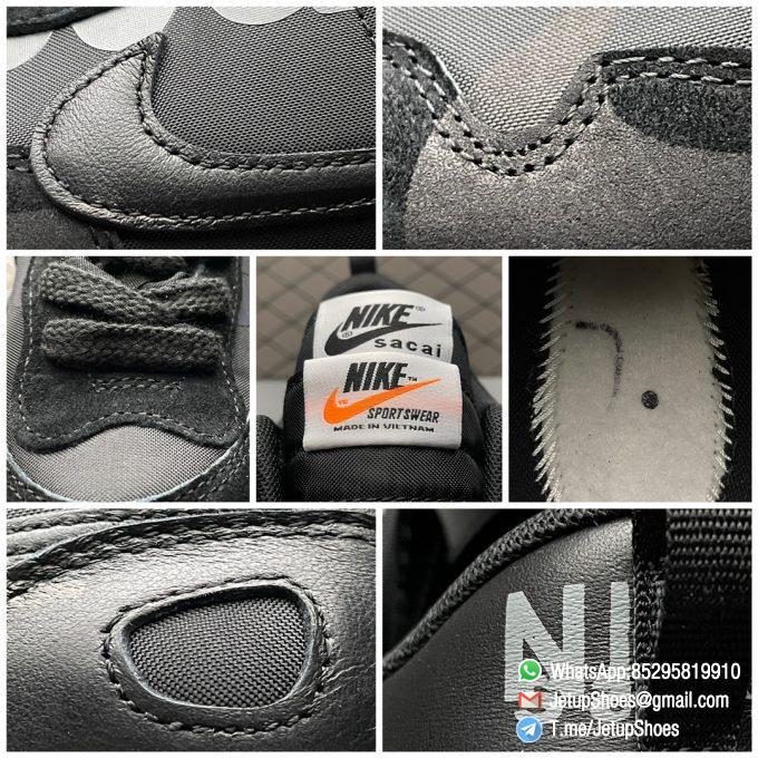 RepSneakers Sacai x Nike VaporWaffle Black Gum SKU DD1875 001 Best Rep SNKRS 09