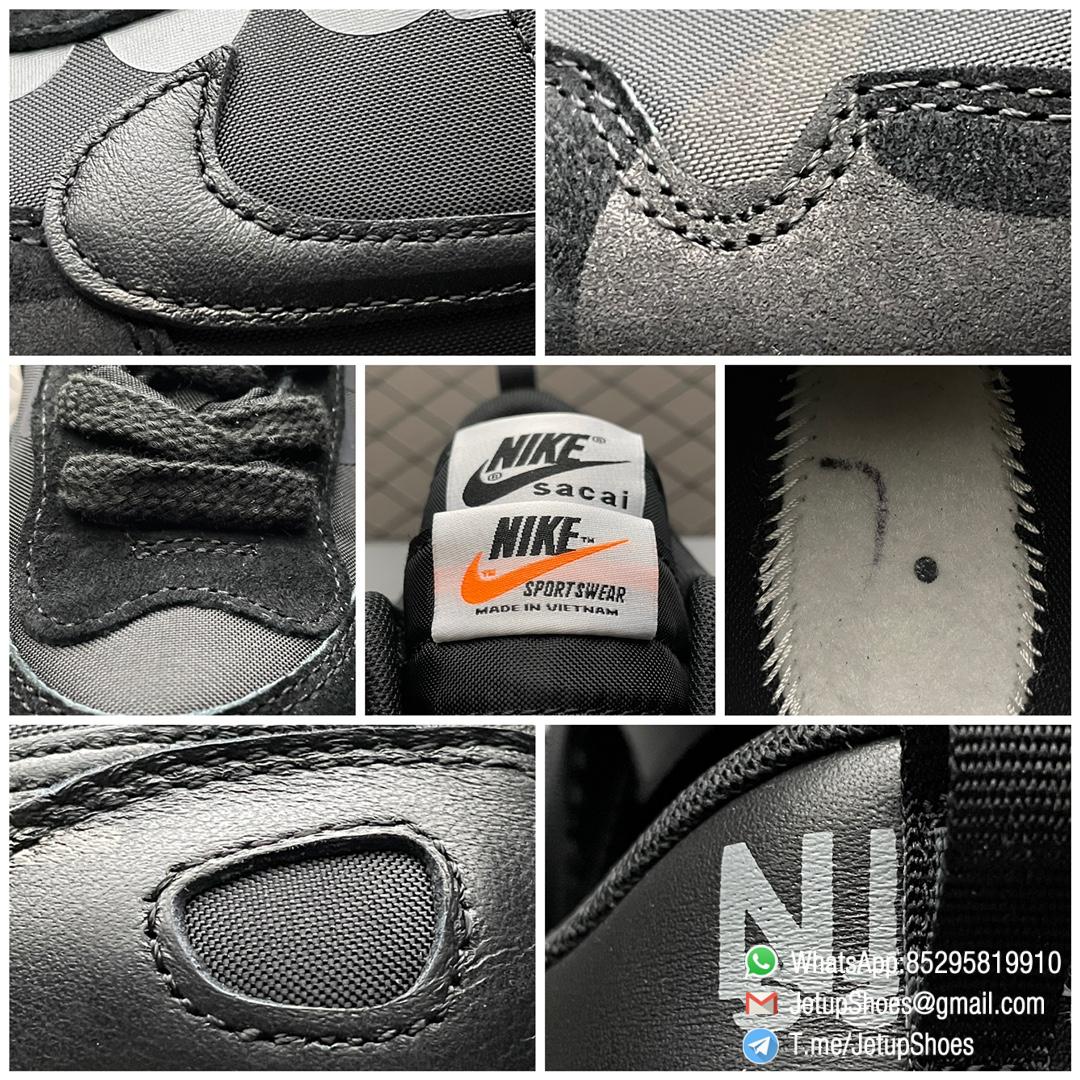 RepSneakers Sacai x Nike VaporWaffle Black Gum SKU DD1875 001 Best Rep SNKRS 09