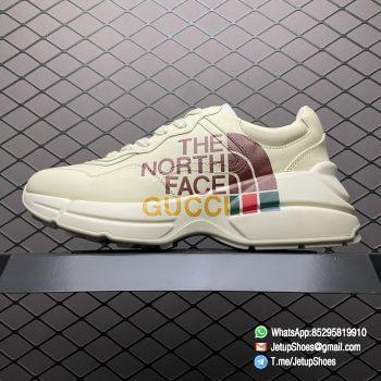 RepSneakers The North Face x Gucci Rhyton Sneakers for Women Luxury Shoes Top Quality SNKRS 01