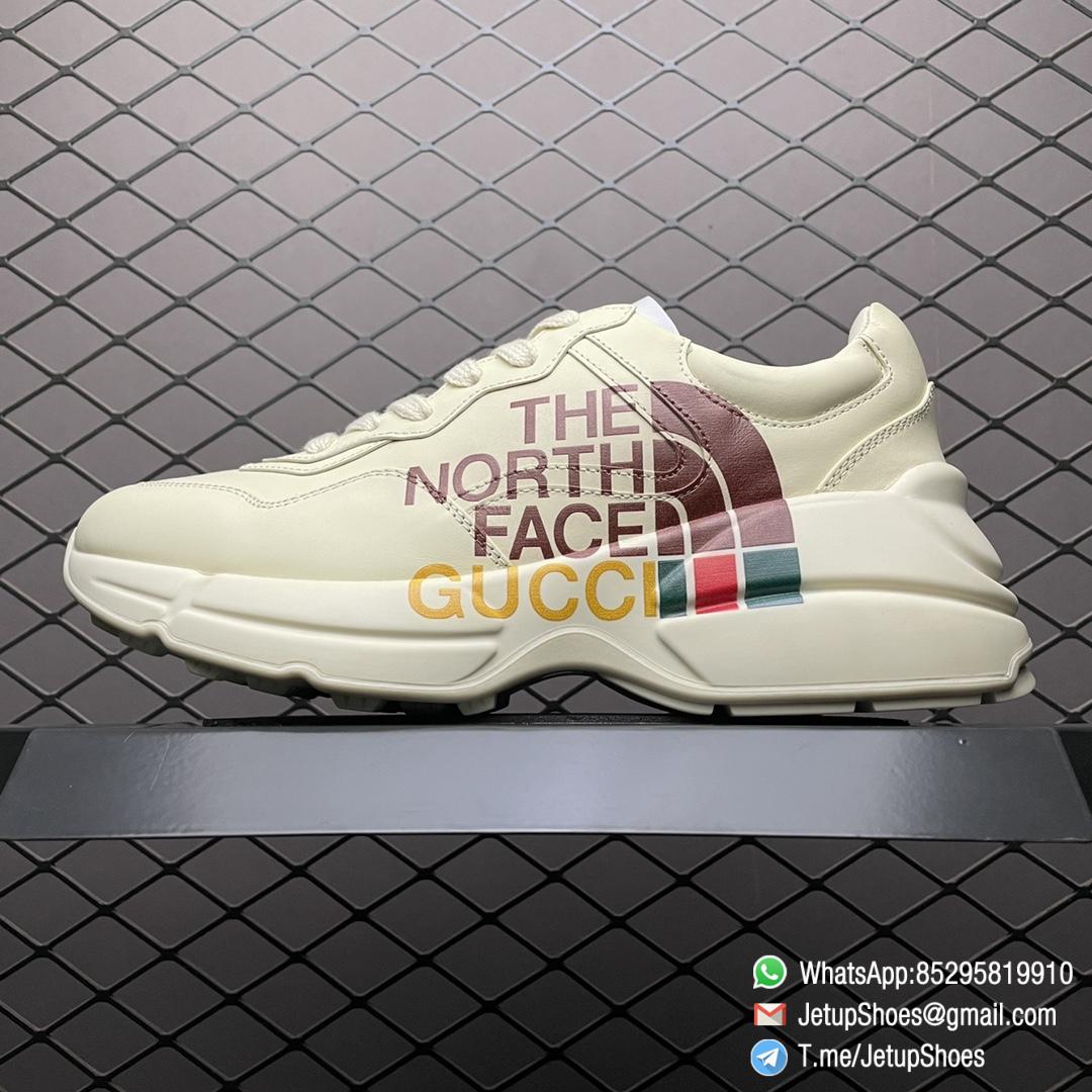RepSneakers The North Face x Gucci Rhyton Sneakers for Women Luxury Shoes Top Quality SNKRS 01