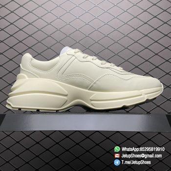 RepSneakers Womens Rhyton Gucci Logo Leather Sneaker Style ‎528892 DRW00 9522 Only Sell Top Quality Shoes 02