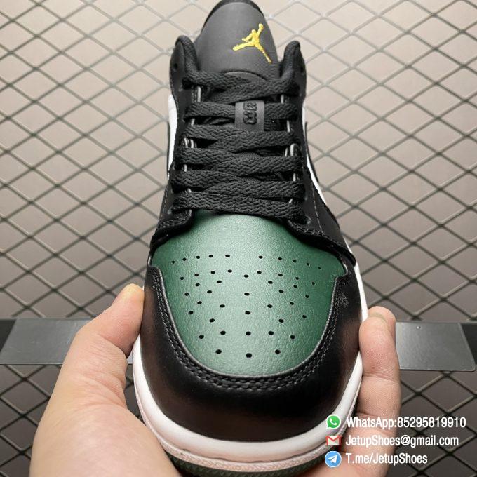 Repsneakers Air Jordan 1 Low Green Toe Basketball Sneakers SKU 553558 371 Top Quality RepShoes 05