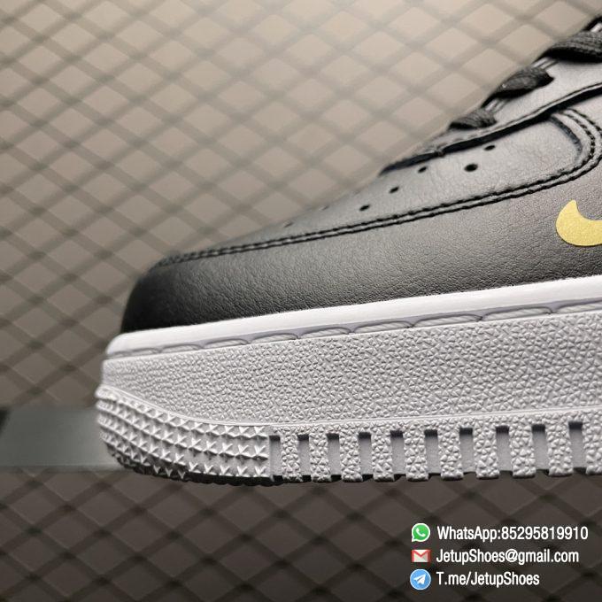 Repsneakers Nike Air Force 1 07 LV8 Metallic Swoosh Pack Black Sneakers SKU DA8481 001 Top Quality 03