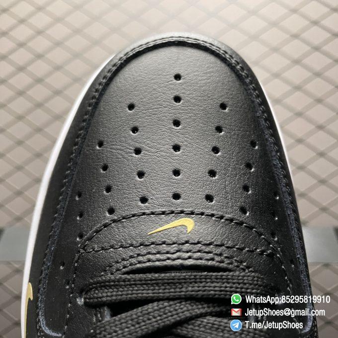Repsneakers Nike Air Force 1 07 LV8 Metallic Swoosh Pack Black Sneakers SKU DA8481 001 Top Quality 05