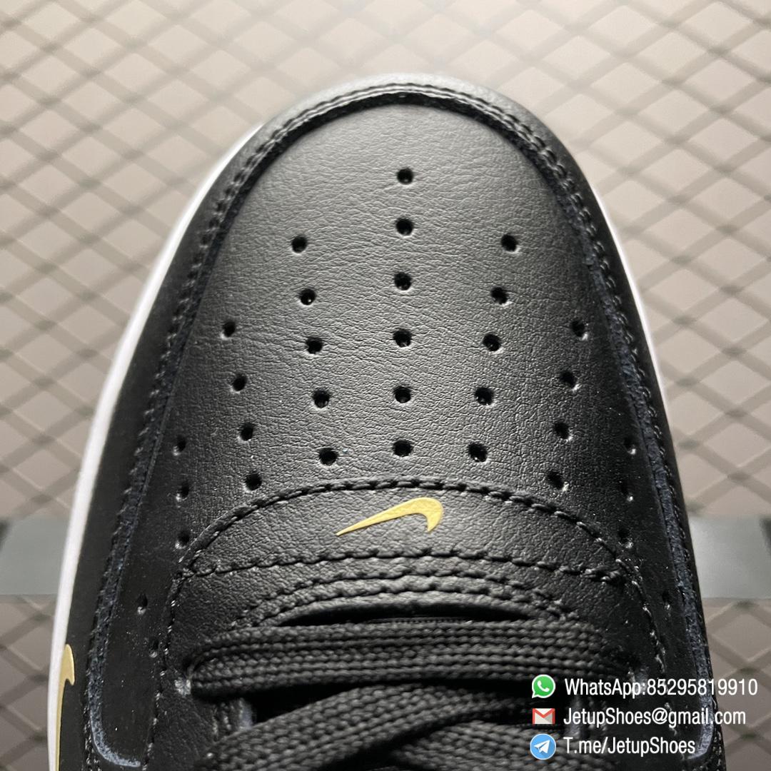 Repsneakers Nike Air Force 1 07 LV8 Metallic Swoosh Pack Black Sneakers SKU DA8481 001 Top Quality 05 Repsneakers Nike Air Force 1 07 LV8 Metallic Swoosh Pack Black Sneakers SKU DA8481 001 Top Quality 05