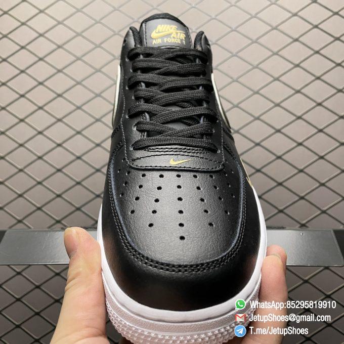 Repsneakers Nike Air Force 1 07 LV8 Metallic Swoosh Pack Black Sneakers SKU DA8481 001 Top Quality 06