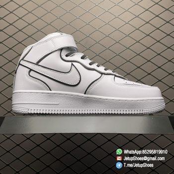 Repsneakers Nike Air Force 1 07 Mid White Black Chameleon SKU 368732 810 Best Quality Repshoes Store 02