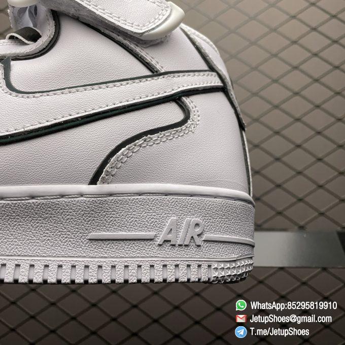 Repsneakers Nike Air Force 1 07 Mid White Black Chameleon SKU 368732 810 Best Quality Repshoes Store 04
