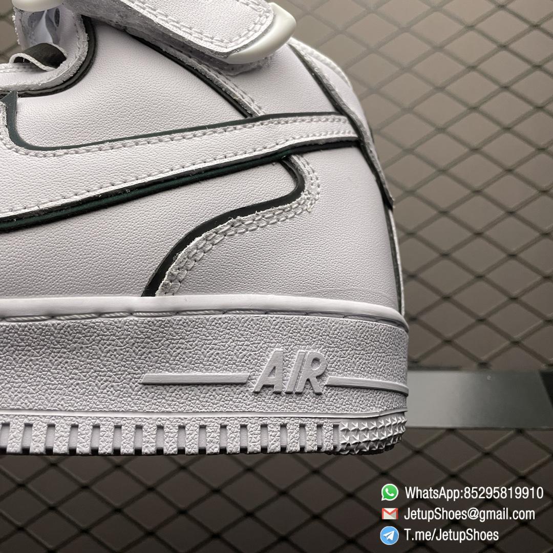 Repsneakers Nike Air Force 1 07 Mid White Black Chameleon SKU 368732 810 Best Quality Repshoes Store 04