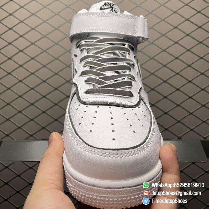 Repsneakers Nike Air Force 1 07 Mid White Black Chameleon SKU 368732 810 Best Quality Repshoes Store 05