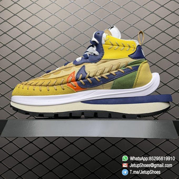 Repsneakers Nike Sacai x Jean Paul Gaultier x VaporWaffle Sesame SKU DH9186 200 Best Fake Sneakers 01