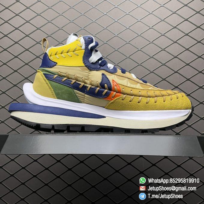 Repsneakers Nike Sacai x Jean Paul Gaultier x VaporWaffle Sesame SKU DH9186 200 Best Fake Sneakers 02