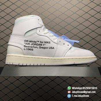 Repsneakers Off White x Air Jordan 1 Retro High OG White 2018 SKU AQ0818 100 Top Quality Snkrs 02