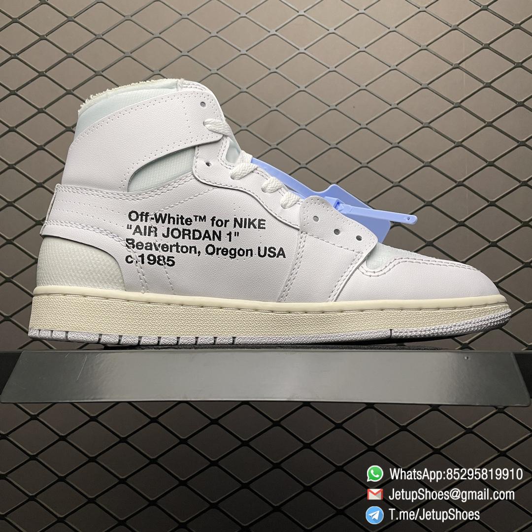 Repsneakers Off White x Air Jordan 1 Retro High OG White 2018 SKU AQ0818 100 Top Quality Snkrs 02