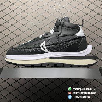 Repsneakers Sacai x Jean Paul Gaultier x VaporWaffle Black SKU DH9186 001 Best Replica Sneakers 01