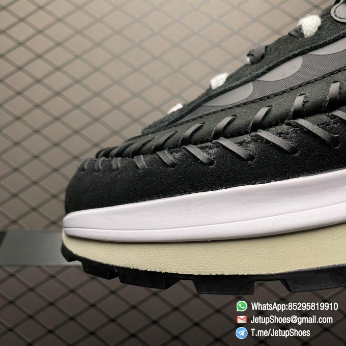 Repsneakers Sacai x Jean Paul Gaultier x VaporWaffle Black SKU DH9186 001 Best Replica Sneakers 03