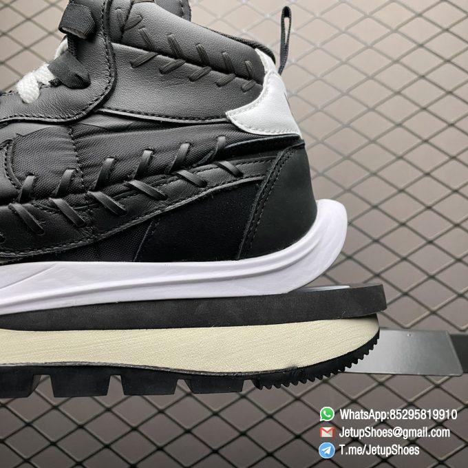 Repsneakers Sacai x Jean Paul Gaultier x VaporWaffle Black SKU DH9186 001 Best Replica Sneakers 04
