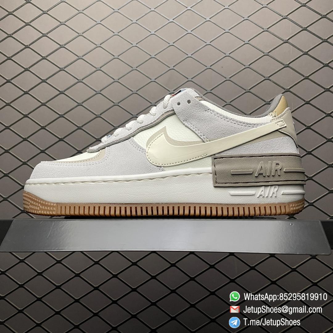 Repsneakers Wmns Air Force 1 Shadow Sail Pale Ivory Sneakers SKU DO7449 111 Best Rep SNKRS 01