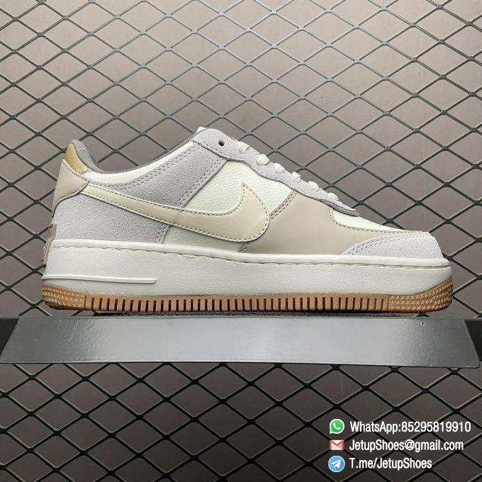 Repsneakers Wmns Air Force 1 Shadow Sail Pale Ivory Sneakers SKU DO7449 111 Best Rep SNKRS 02