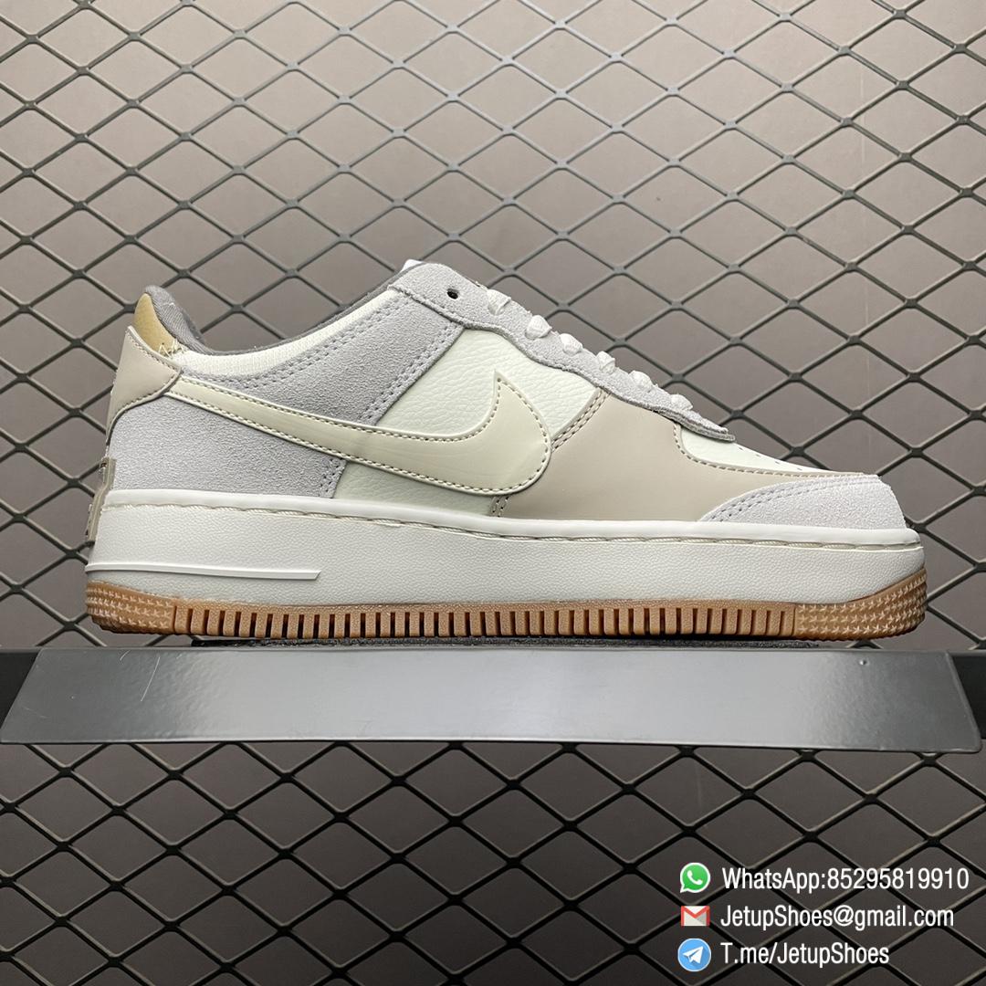 Repsneakers Wmns Air Force 1 Shadow Sail Pale Ivory Sneakers SKU DO7449 111 Best Rep SNKRS 02