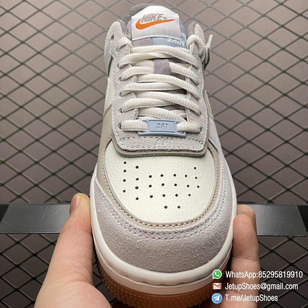 Repsneakers Wmns Air Force 1 Shadow Sail Pale Ivory Sneakers SKU DO7449 111 Best Rep SNKRS 05