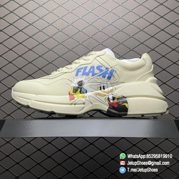 Repsneakers Womens Disney x Gucci Donald Duck Rhyton Sneaker Style ‎646506 DRW00 9522 Best Quality Repshoes 01