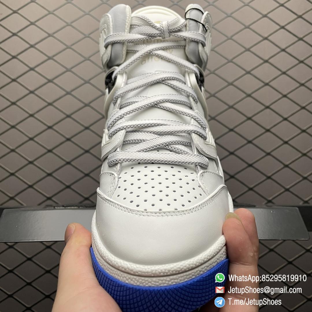 Repsneakers Womens Gucci Basket High Sneaker White Blue SKU 661301 2SHA0 9014 Top Quality RepSnkrs 05 Repsneakers Womens Gucci Basket High Sneaker White Blue SKU 661301 2SHA0 9014 Top Quality RepSnkrs 05