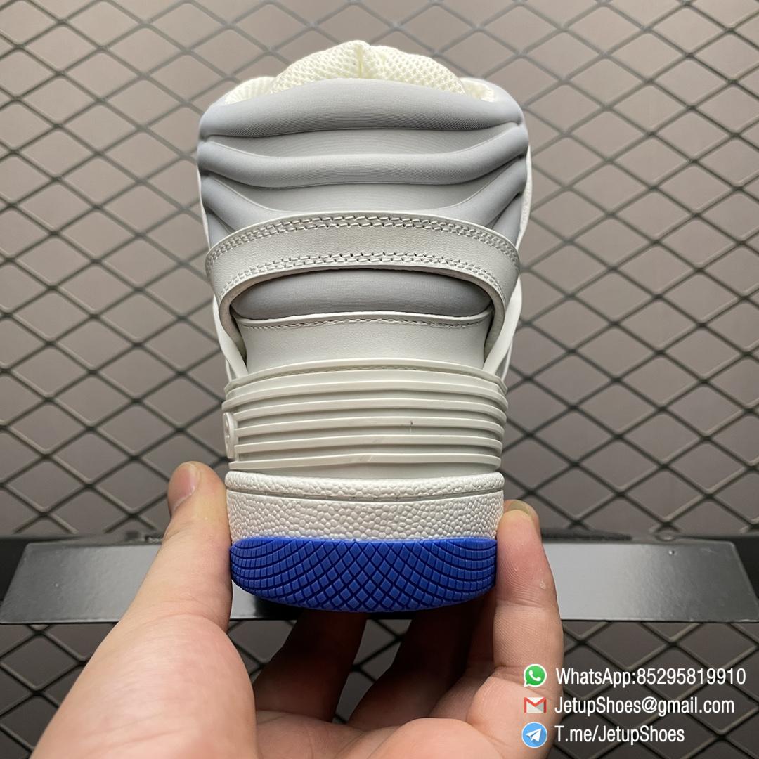 Repsneakers Womens Gucci Basket High Sneaker White Blue SKU 661301 2SHA0 9014 Top Quality RepSnkrs 06 Repsneakers Womens Gucci Basket High Sneaker White Blue SKU 661301 2SHA0 9014 Top Quality RepSnkrs 06