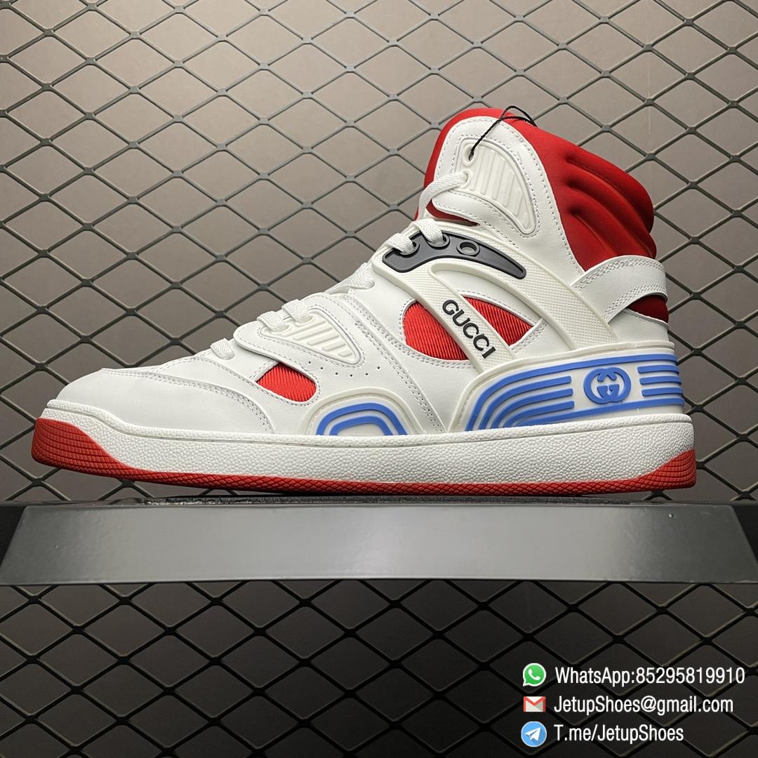 Repsneakers Womens Gucci Basket High White Red Sneakers SKU 665669 2SHA0 9070 Best Rep Shoes 01 Repsneakers Womens Gucci Basket High White Red Sneakers SKU 665669 2SHA0 9070 Best Rep Shoes 01