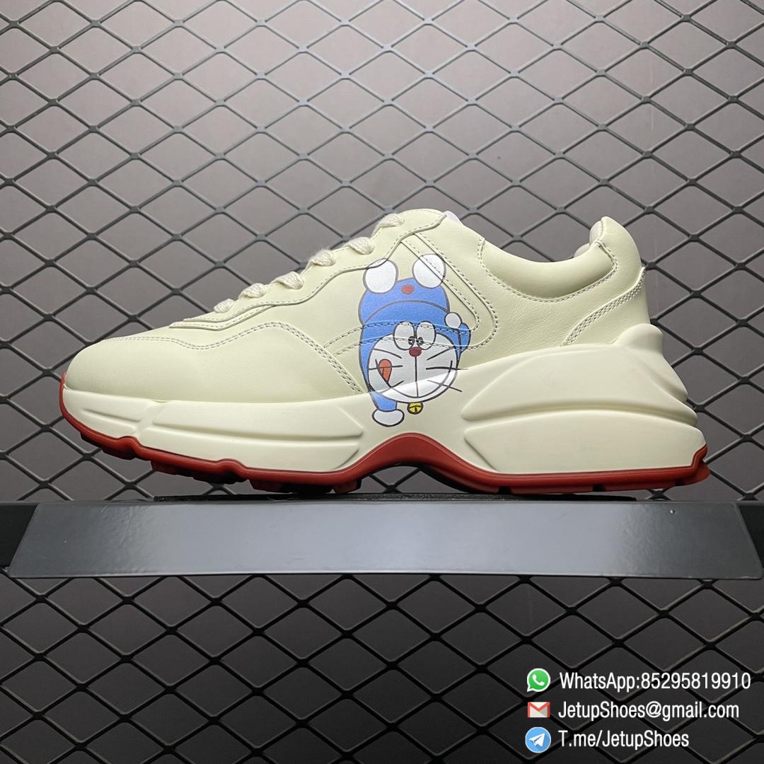 Repsneakers Womens Gucci x Doraemon Rhyton Leather Sneakers Style 655037 DRW00 9522 Top Quality Replica Shoes 01 Repsneakers Womens Gucci x Doraemon Rhyton Leather Sneakers Style 655037 DRW00 9522 Top Quality Replica Shoes 01