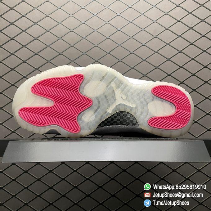 Top RepSneakers Womens Air Jordan 11 Retro Low Pink Snakeskin Sneakers SKU AH7860 106 The Highese Quality Snkrs 07