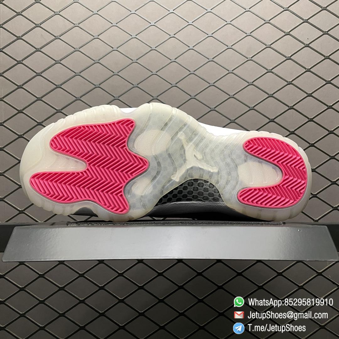 Top RepSneakers Womens Air Jordan 11 Retro Low Pink Snakeskin Sneakers SKU AH7860 106 The Highese Quality Snkrs 07