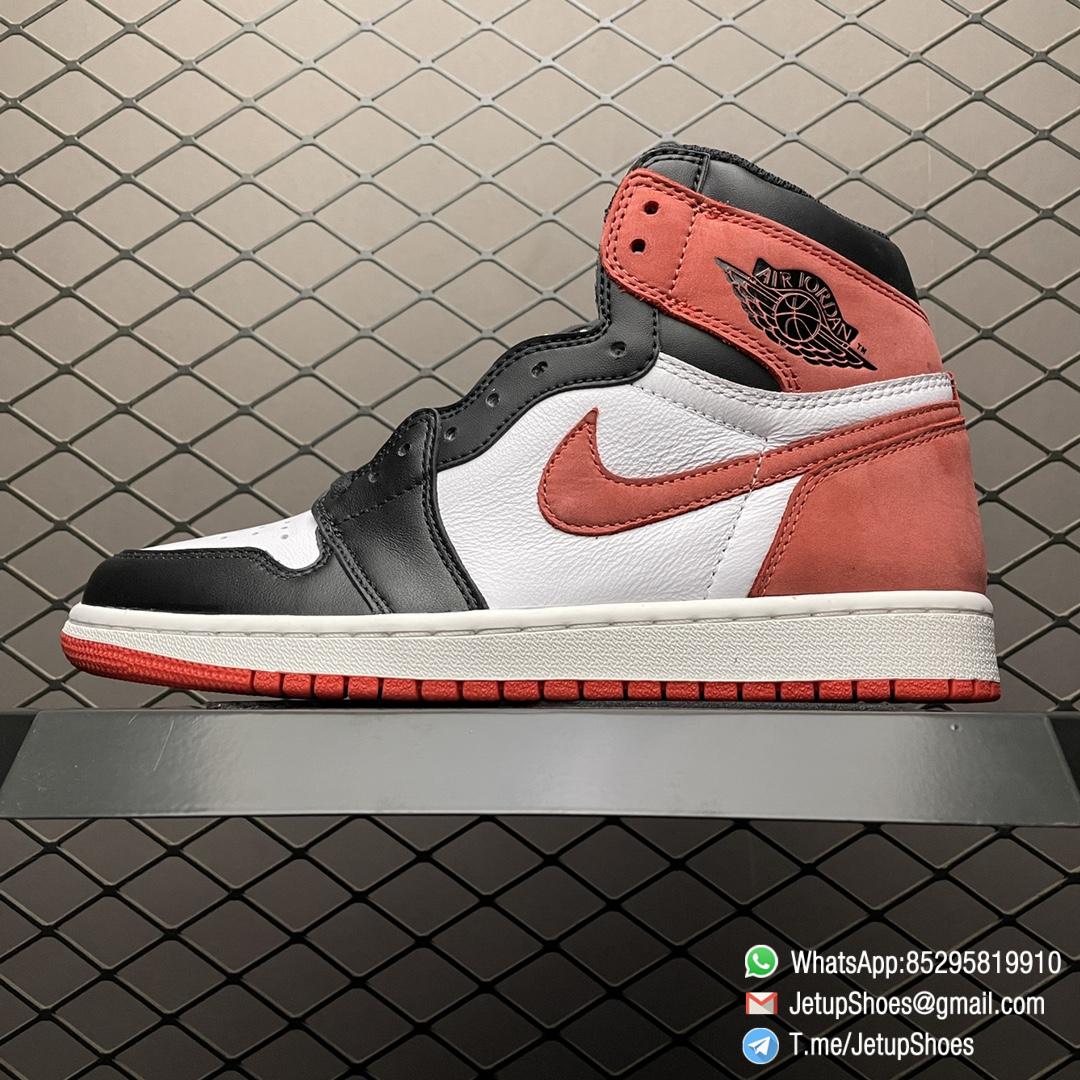 RepSneakers 2018 Air Jordan 1 Retro High OG Track Red Sneakers SKU 555088 112 Top Rep Snkrs 01