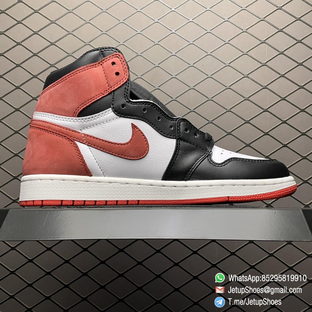 RepSneakers 2018 Air Jordan 1 Retro High OG Track Red Sneakers SKU 555088 112 Top Rep Snkrs 02