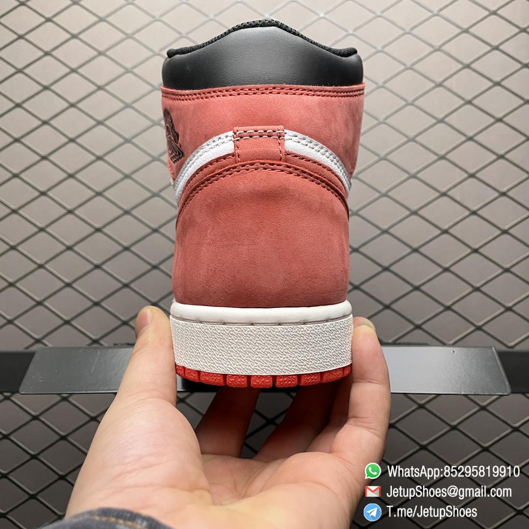 RepSneakers 2018 Air Jordan 1 Retro High OG Track Red Sneakers SKU 555088 112 Top Rep Snkrs 04