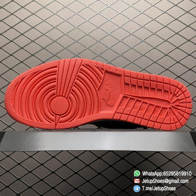 RepSneakers 2018 Air Jordan 1 Retro High OG Track Red Sneakers SKU 555088 112 Top Rep Snkrs 05