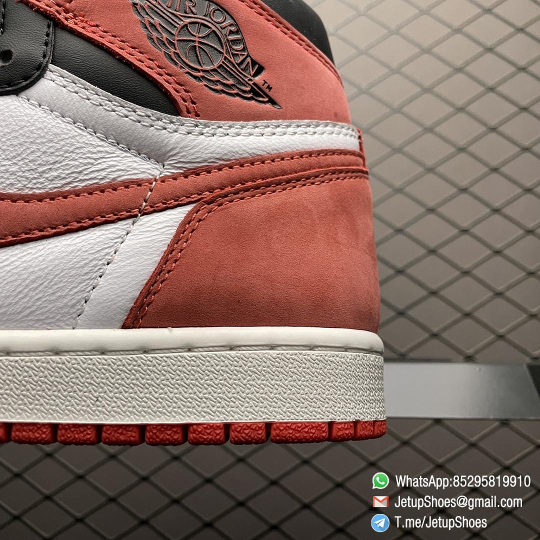 RepSneakers 2018 Air Jordan 1 Retro High OG Track Red Sneakers SKU 555088 112 Top Rep Snkrs 08