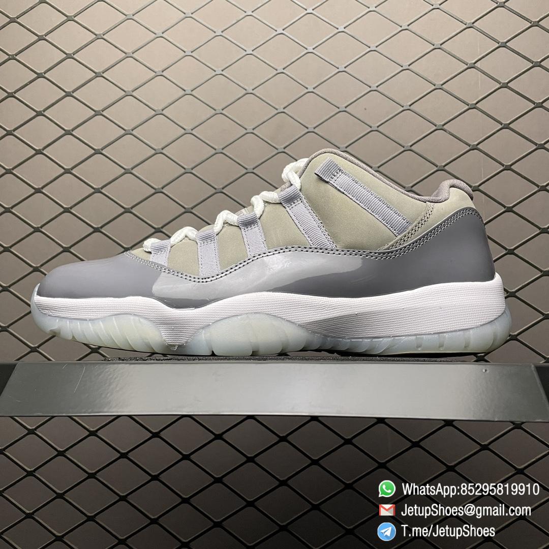 RepSneakers 2018 Air Jordan 11 Retro Low Cool Grey Basketball Sneakers SKU 528895 003 Top Quality Rep Snkrs 01