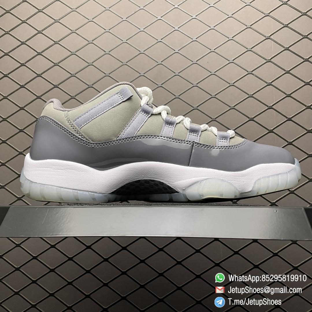 RepSneakers 2018 Air Jordan 11 Retro Low Cool Grey Basketball Sneakers SKU 528895 003 Top Quality Rep Snkrs 02