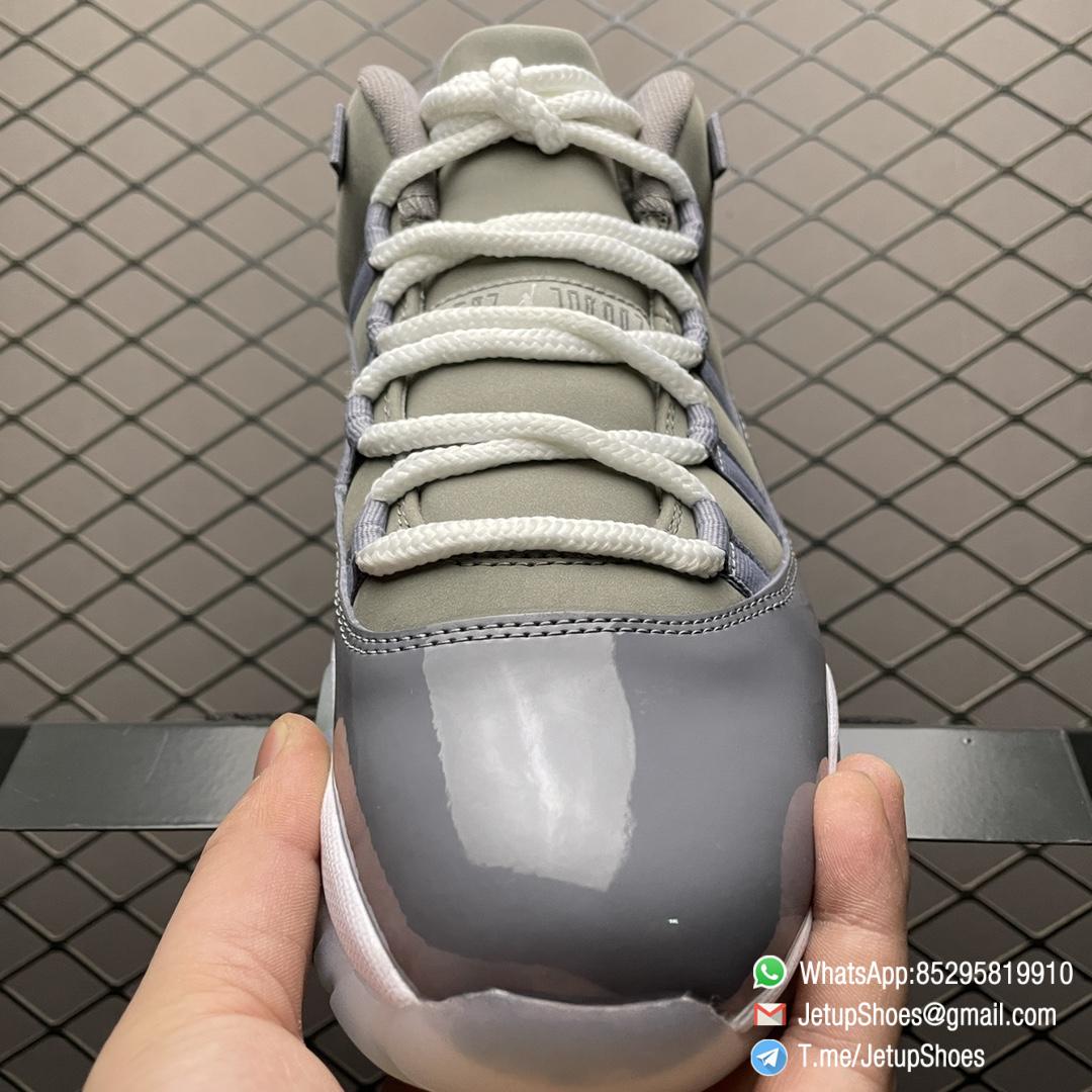 RepSneakers 2018 Air Jordan 11 Retro Low Cool Grey Basketball Sneakers SKU 528895 003 Top Quality Rep Snkrs 03